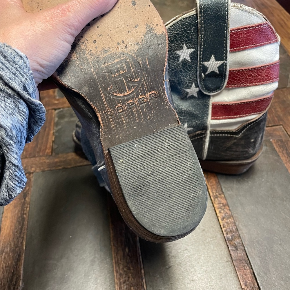Roper Womens Stars and Stripes Patriotic Boots - Picture 5 of 6